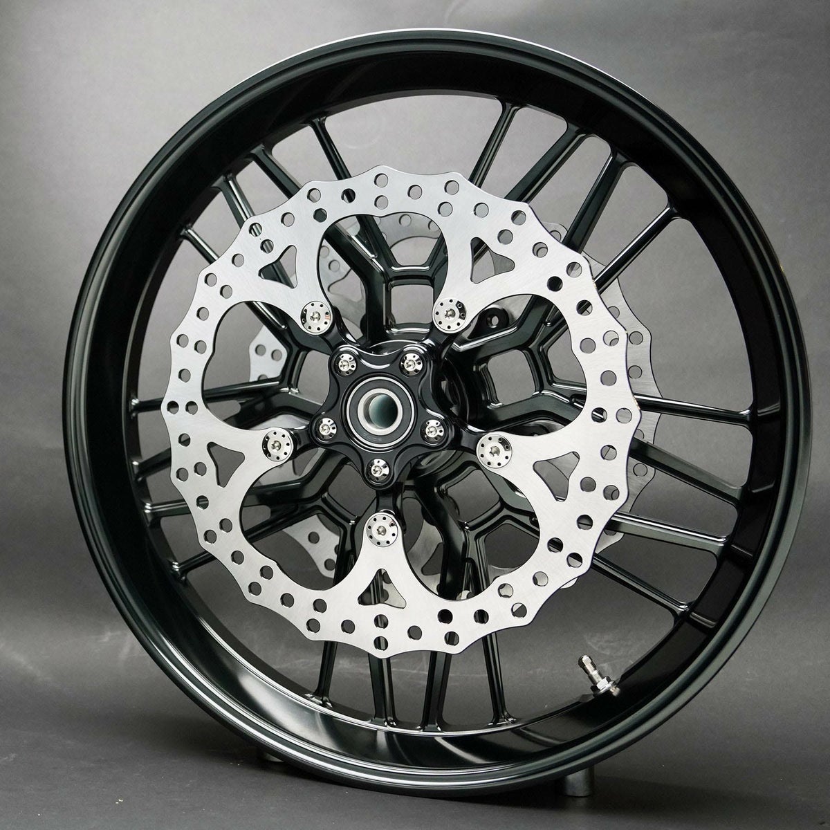 Arlen Ness アレンネス Spider ビッグローター 14インチ ブラック 2