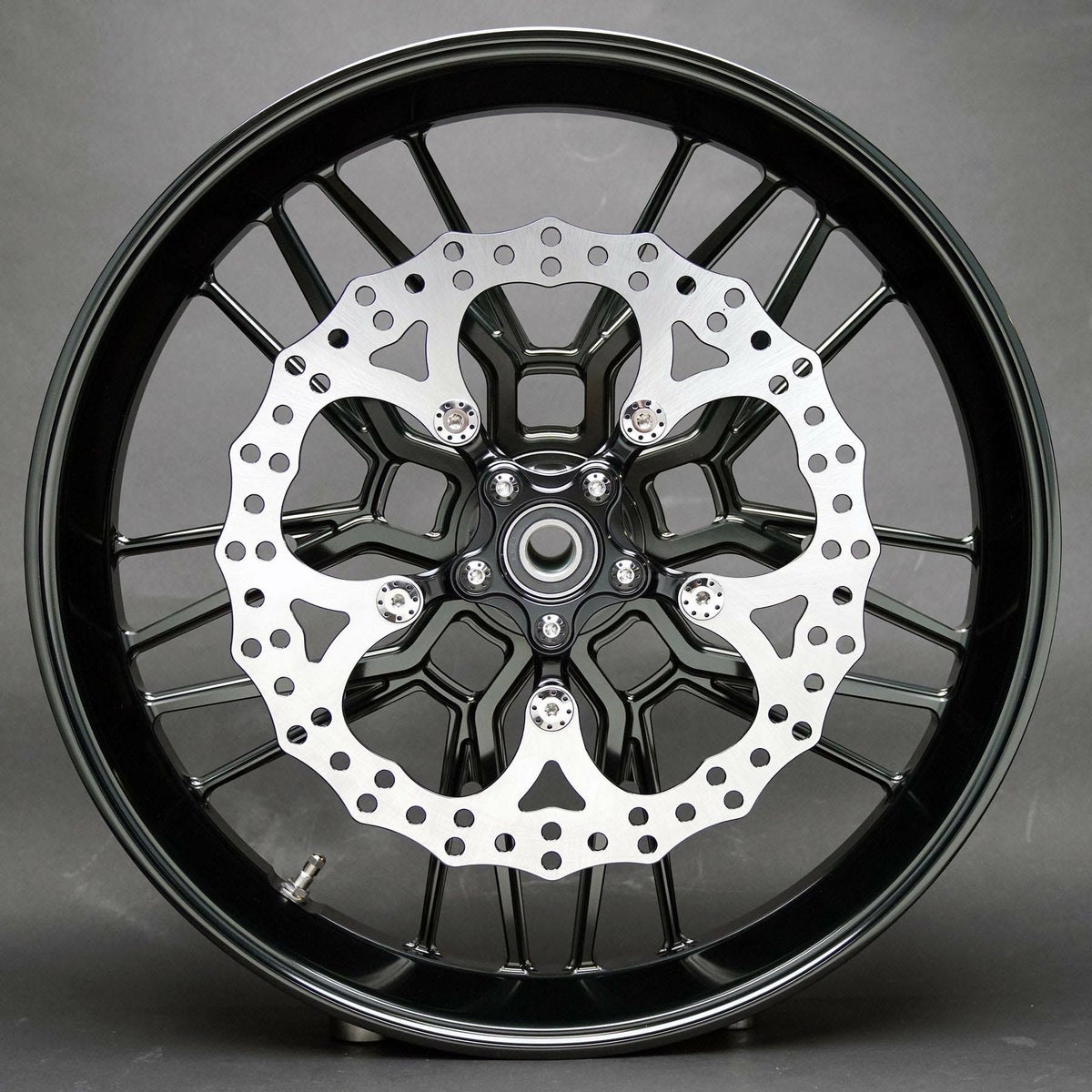 Arlen Ness アレンネス Spider ビッグローター 14インチ ブラック 3