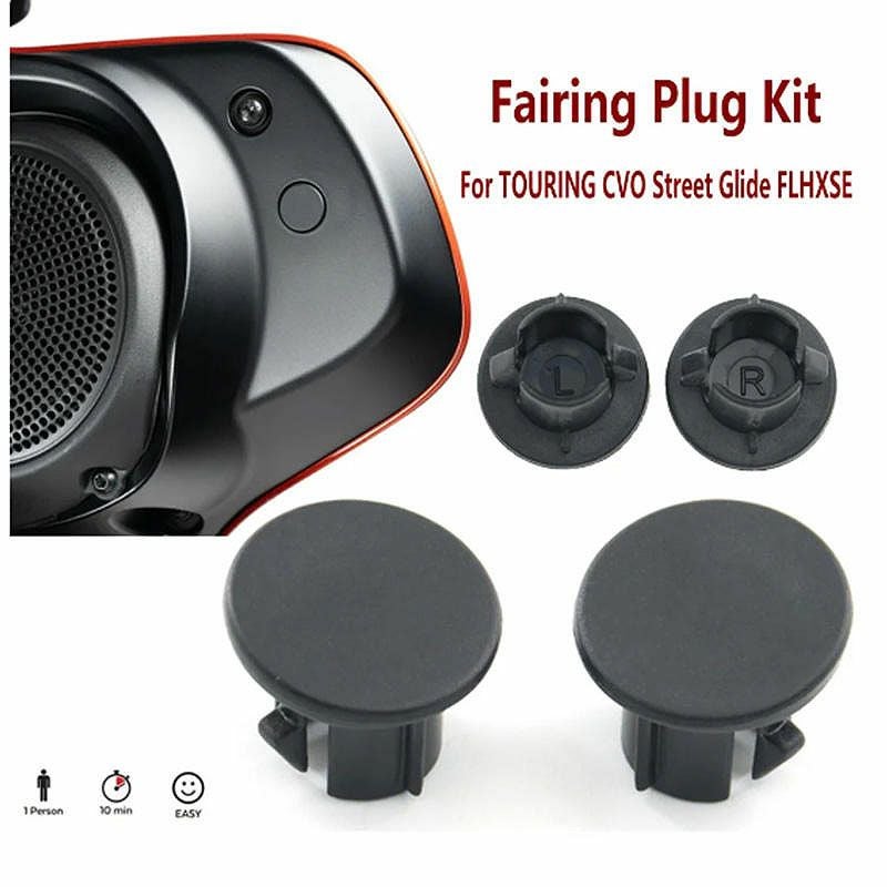 2024以降 FLHX/SE フェアリング ミラーホールプラグ