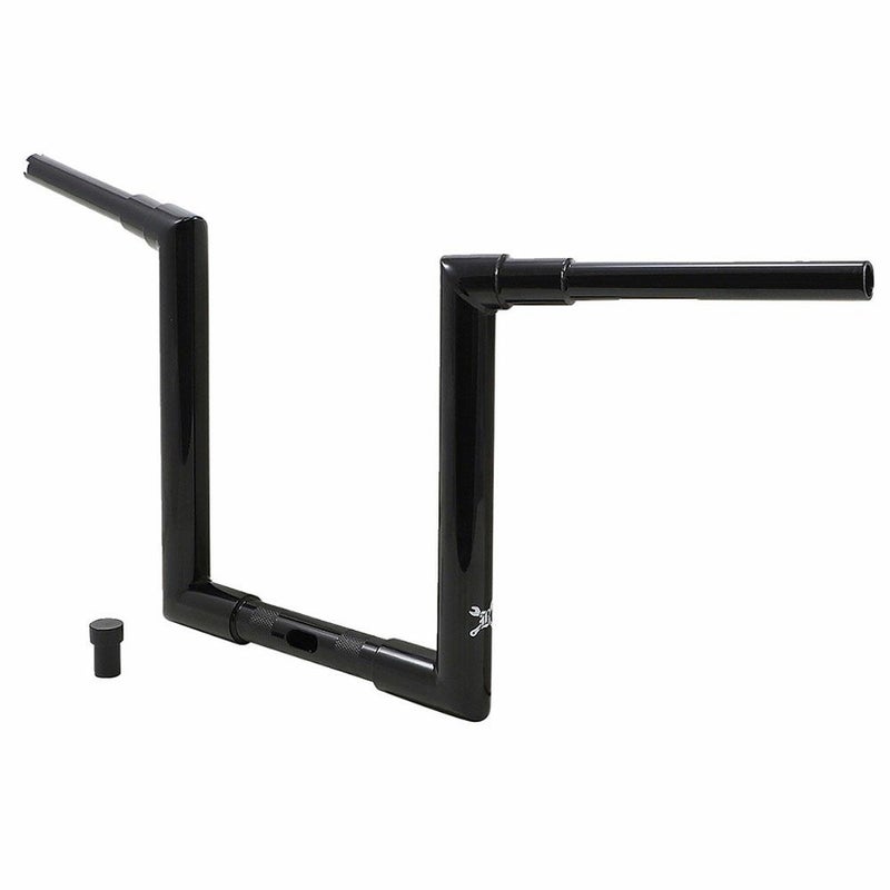 2015以降ロードグライド JASON 1.5インチ径 ハンドルバー 12インチ ブラック BURLY BRAND（バーリーブランド）