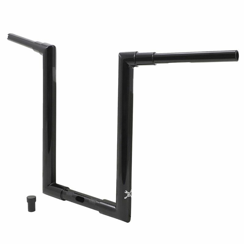 2015以降ロードグライド JASON 1.5インチ径 ハンドルバー 16インチ ブラック BURLY BRAND（バーリーブランド）