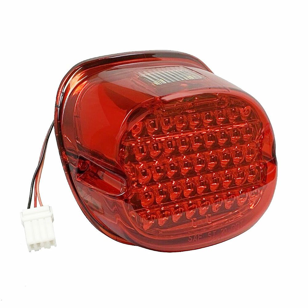 カスタムダイナミクス (Custom Dynamics) ロープロファイル LEDテールライト レッドレンズ 上ナンバー用