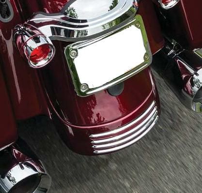 クリアキン クローム リアフェンダーチップ |ハーレーパーツ専門店 HD