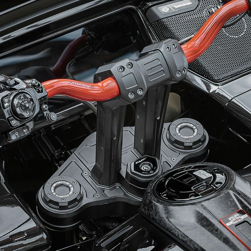 2024以降 ロードグライド クラブスタイル 11.5インチライザー/トリプルツリーカバーキット