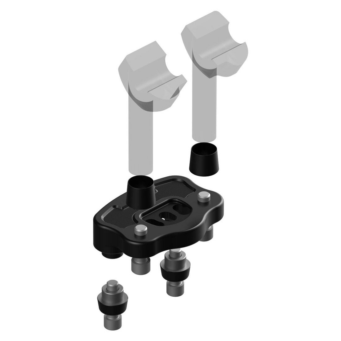 ローライダーS/ST、エルディアブロ ノーマルライザー用 40mmリロケーションプレート4