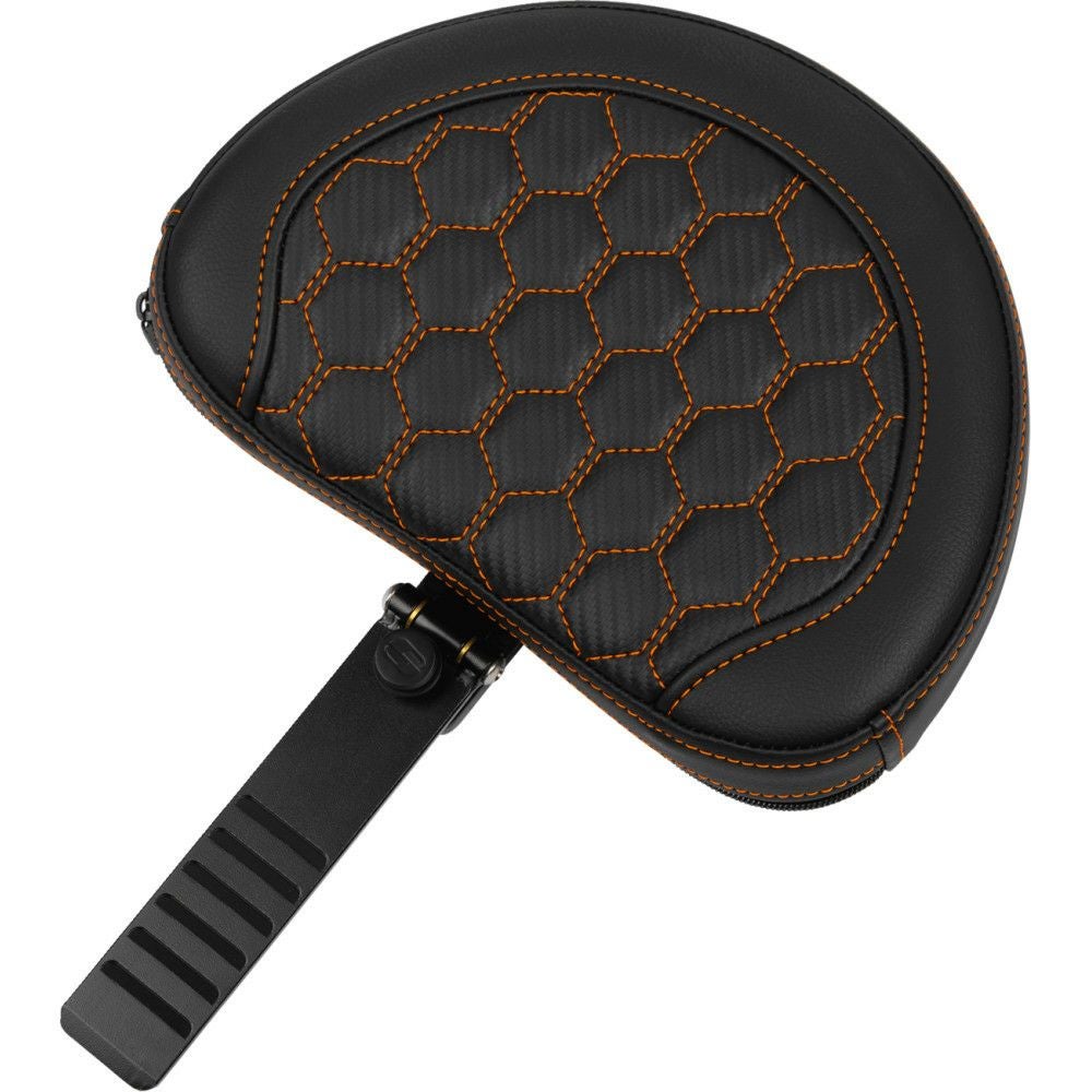 サドルマン エクステンドリーチ ロードソファシート バックレスト付 ハニカムステッチ/オレンジ