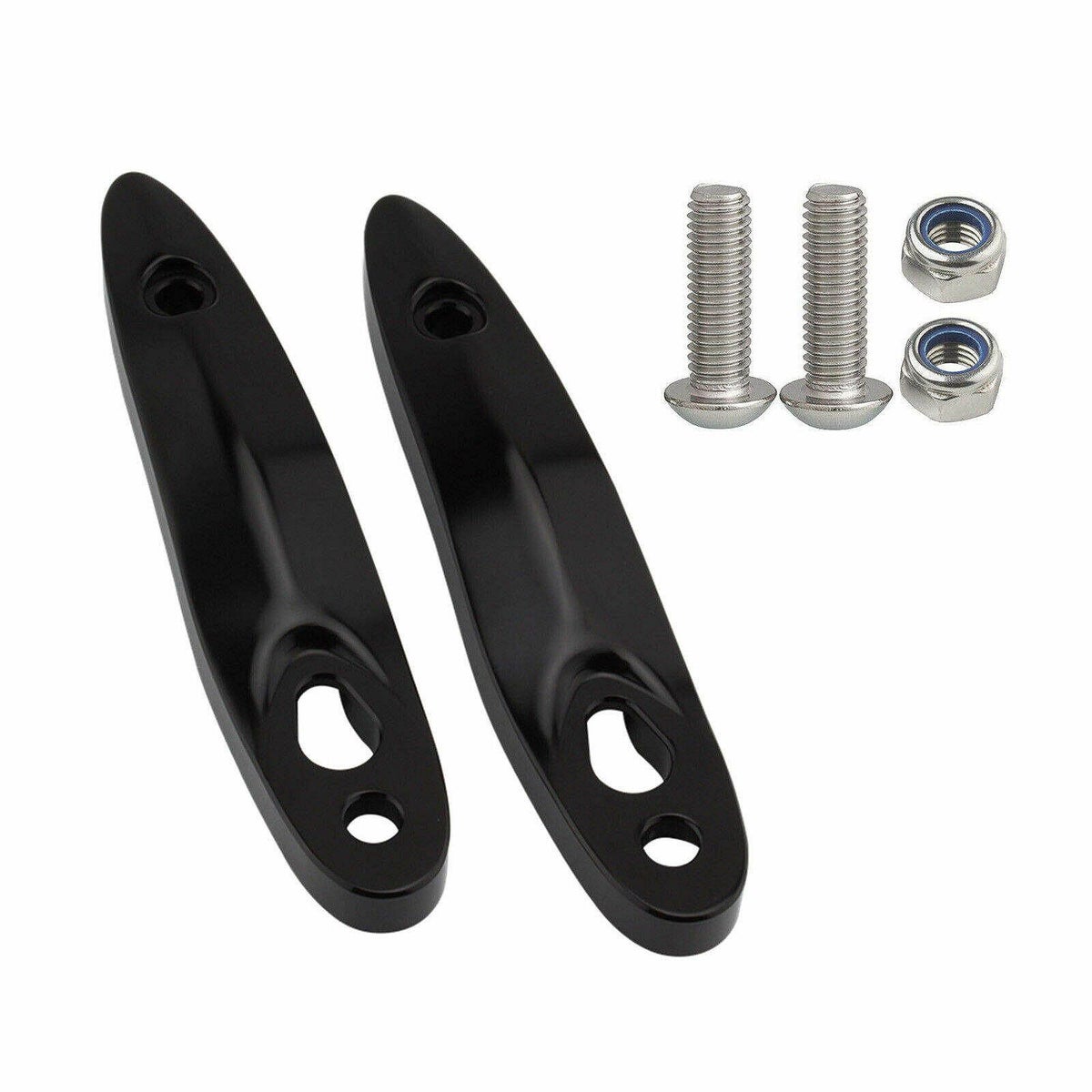 M8ソフテイル リアウインカー リロケーションキット ブラック 2