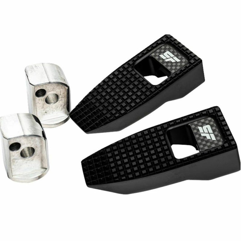  SLYFOX スピード フットペグ パッセンジャー側 (ブラック) M8 ソフテイル、スポーツスターS、ナイトスター 