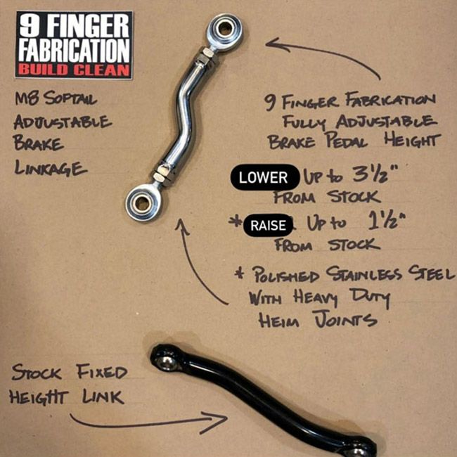 M8ソフテイル ミッドコントロール用 ブレーキリンケージ (ポリッシュ)2