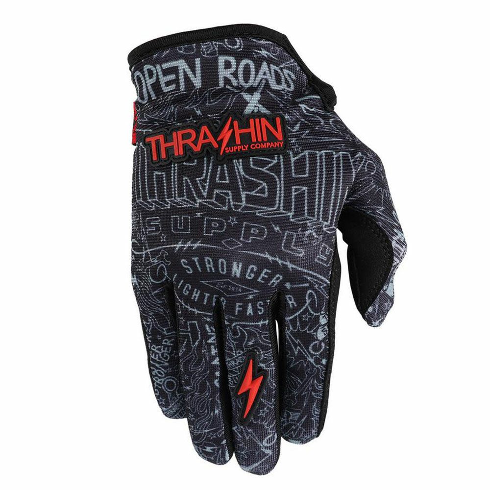  スラッシンサプライ(THRASHIN SUPPLY) ステルスグローブ ハンマー グレー/レッド 