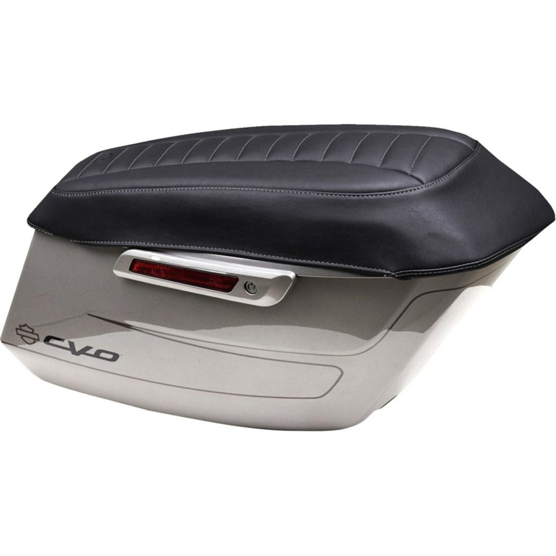 2024以降 ツーリング デラックス・サドルバッグリッドカバー (ブラック/ガンメタルステッチ)