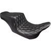 2008～2023 ツーリング テールウィップ アップフロントシート (ダブルダイアモンドステッチ)