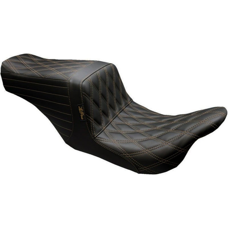 2008～2023 ツーリング テールウィップ アップフロントシート (ダブルダイアモンドステッチ/チェスナットブラウン)