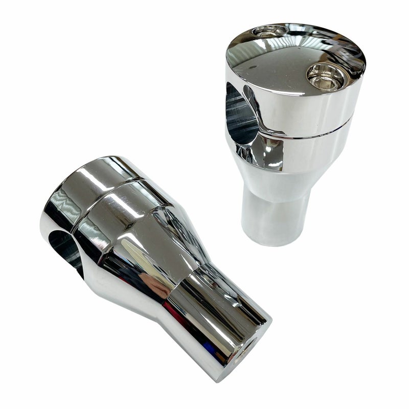 1インチハンドル用 ドーム ライザー 3インチ クローム