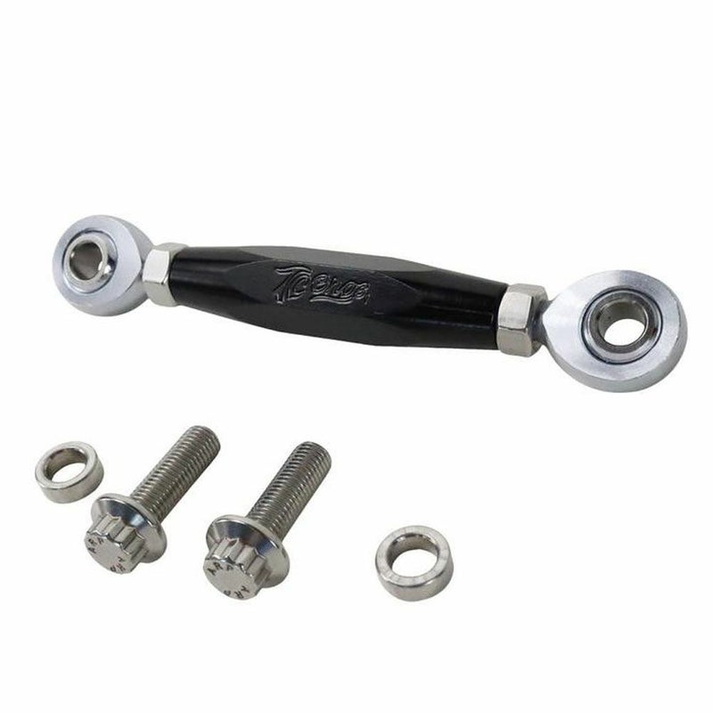  M8ソフテイル ミッドコントロール用 アジャスタブルブレーキリンケージ ブラック TC-BROS 