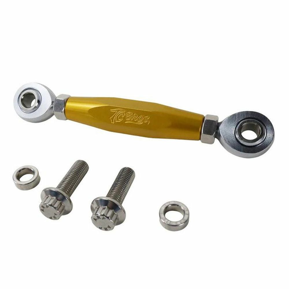 M8ソフテイル ミッドコントロール用 アジャスタブル ブレーキリンケージ ゴールドTC Bros 