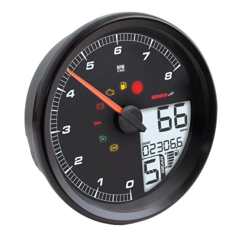 ロードキング、ダイナ、ソフテイル CAN-Bus対応 5インチ マルチファンクションメーター HD-05 (ブラック)1