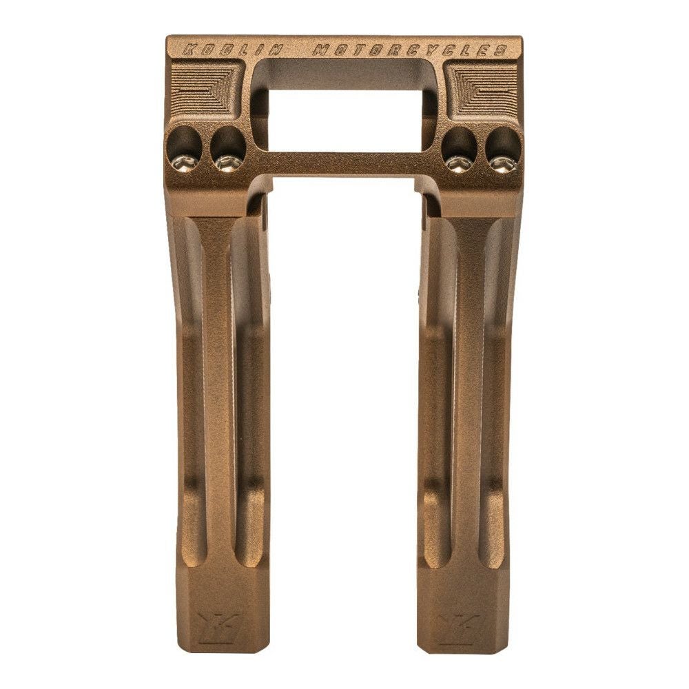 ハーレー M8ソフテイル ファストバックライザー(デジタルメーター用) 6インチ ブロンズ KODLIN