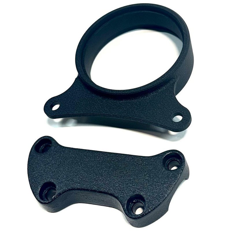 2022以降 ローライダーS メーターマウントブラケット/トップクランプセット (リンクルブラック/リンクルブラック)