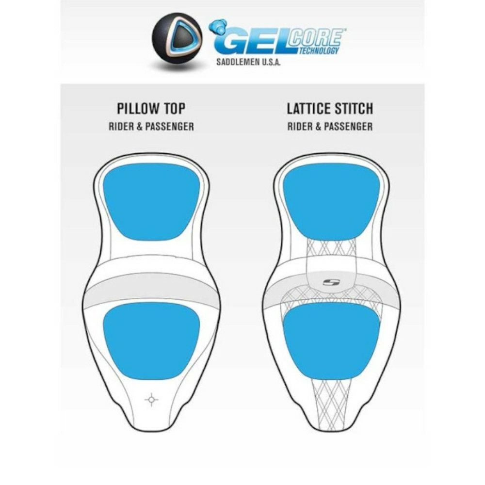 サドルマン ロードソファシート バックレスト付 ハニカムステッチ/オレンジ