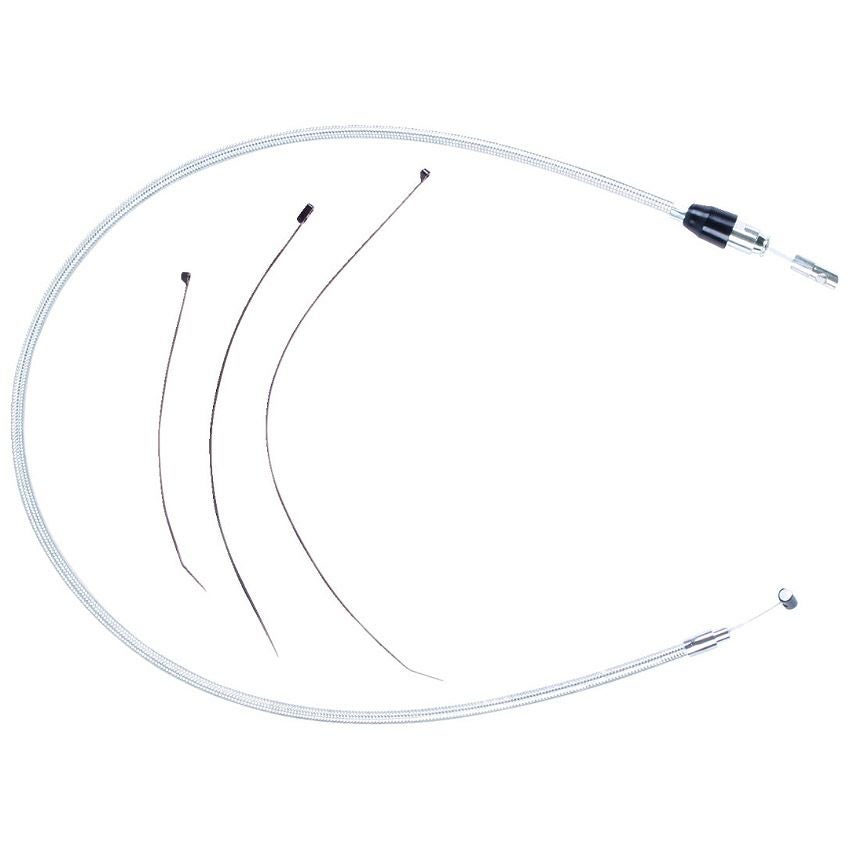 2024以降 ストリートグライド アッパークラッチケーブル 53インチ (スターリングクロマイト)