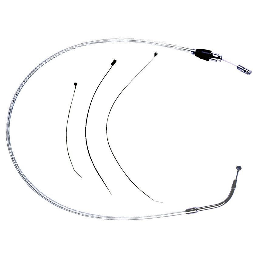  2024以降 ロードグライド アッパークラッチケーブル 41-1/4インチ (スターリングクロマイト)