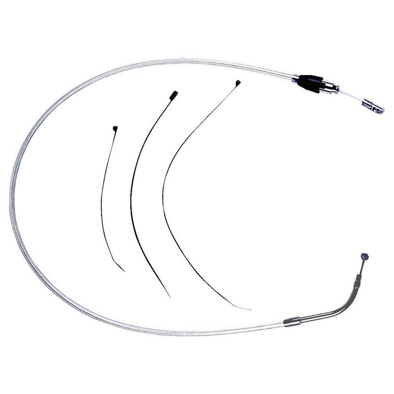  2024以降 ロードグライド アッパークラッチケーブル 41-1/4インチ (スターリングクロマイト)
