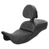 サドルマン 電熱 ヒーテッド エクステンドリーチ ロードソファシート バックレスト付 ハニカムステッチ/ブラック