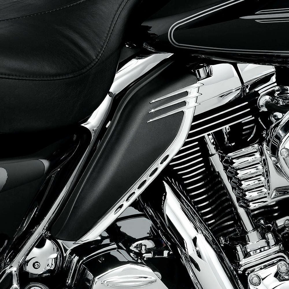 SALE】ハーレー、ツーリングモデル用ミッドフレーム・エアデフレクター