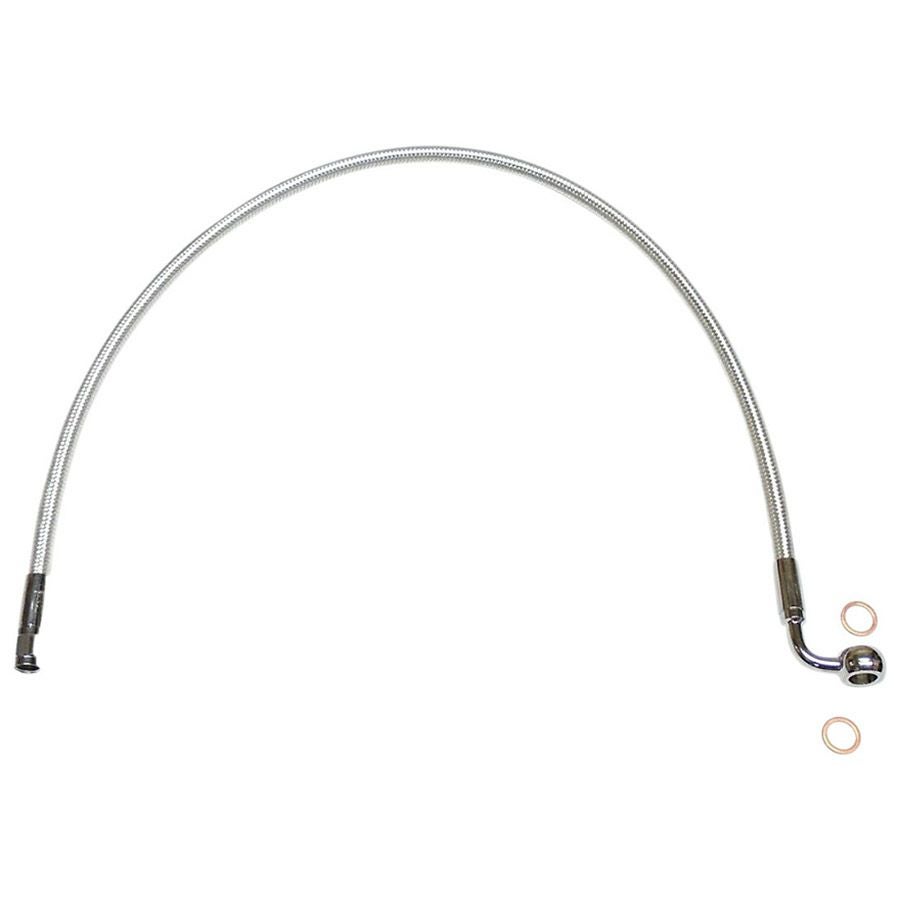 2024以降 ロードグライド アッパー・ブレーキライン 27インチ (スターリングクロマイト)