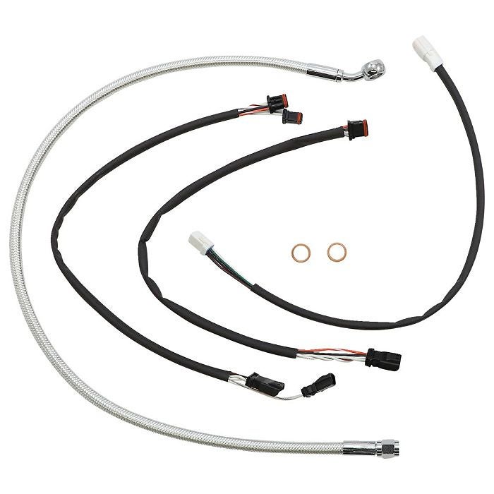  2021～2022 ロードキング ハンドルバークイックインストールキット 12～14インチ用 (スターリングクロマイト)2