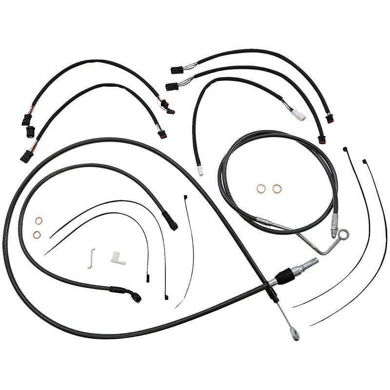 2021～2024 ロードキングスペシャル ハンドルバークイックインストールキット 12～14インチ用 (ブラックパール)