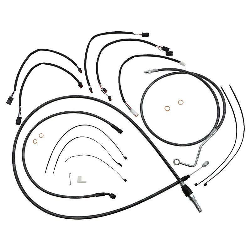 021～2024 ロードキングスペシャル ハンドルバークイックインストールキット 15～17インチ用 (ブラックパール)