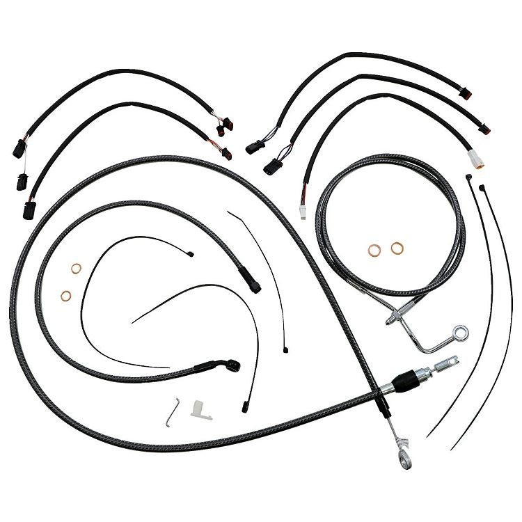 2021～2024 ロードキングスペシャル ハンドルバークイックインストールキット 15～17インチ用 (カーボンファイバー)