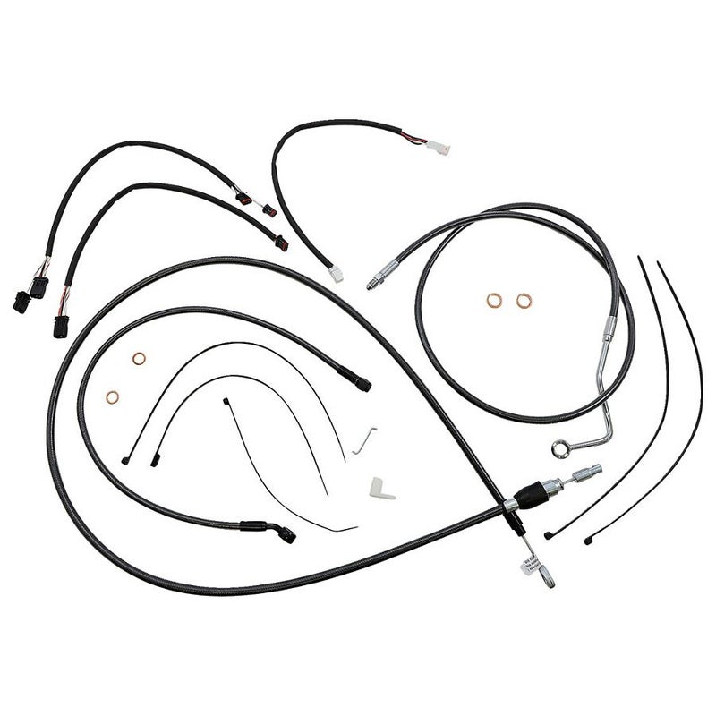 2021～2022 ロードキング ハンドルバークイックインストールキット 12～14インチ用 (ブラックパール)