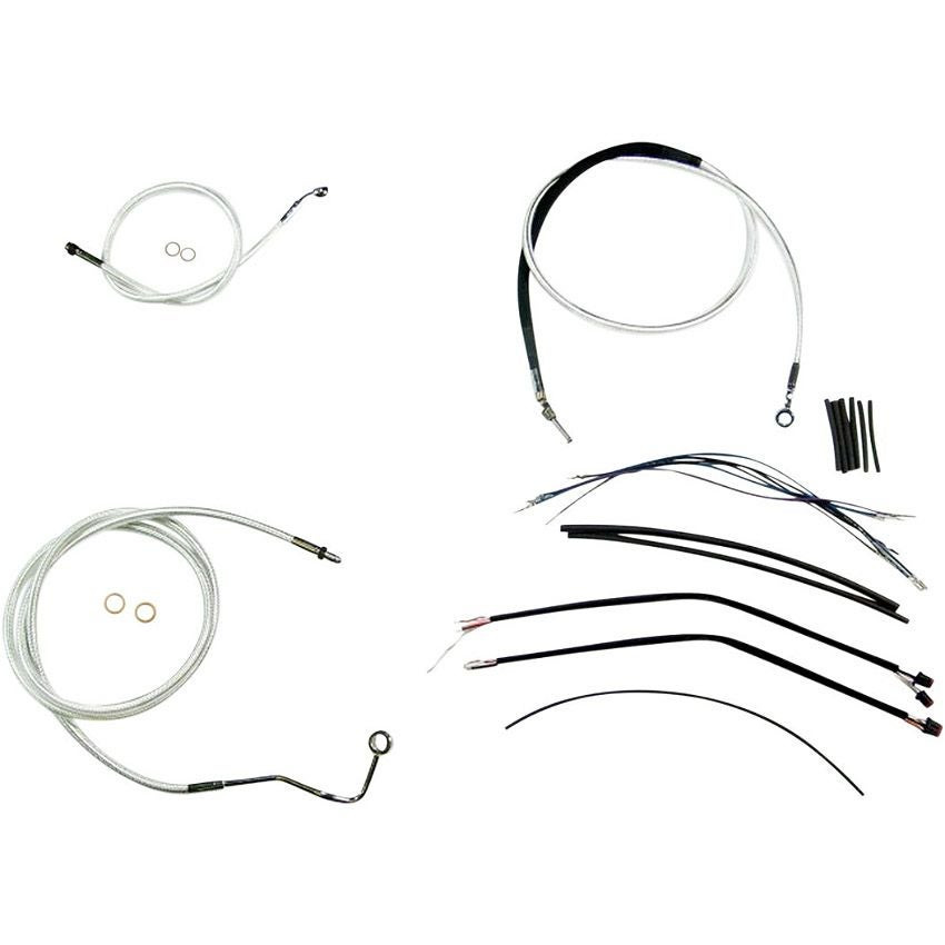 2017～2020 ストリートグライド、エレクトラグライド ハンドルバークイックインストールキット 12～14インチ用 (スターリングクロマイト)