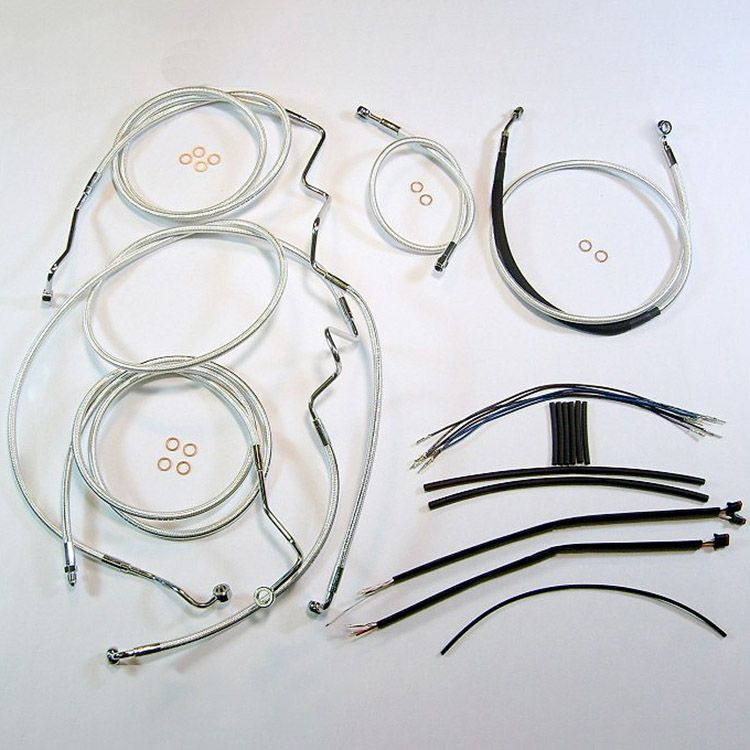 2017～2020 ロードグライド、ロードグライドウルトラ ハンドルバーインストールキット 18～20インチ用 (スターリングクロマイト)