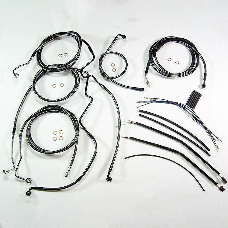 2017～2020 ロードグライド、ロードグライドウルトラ ハンドルバーインストールキット 18～20インチ用 (ブラックパール)