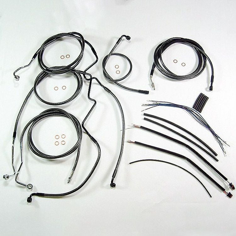  2016 ロードグライド、ロードグライドウルトラ ハンドルバーインストールキット 15～17インチ用 (ブラックパール)