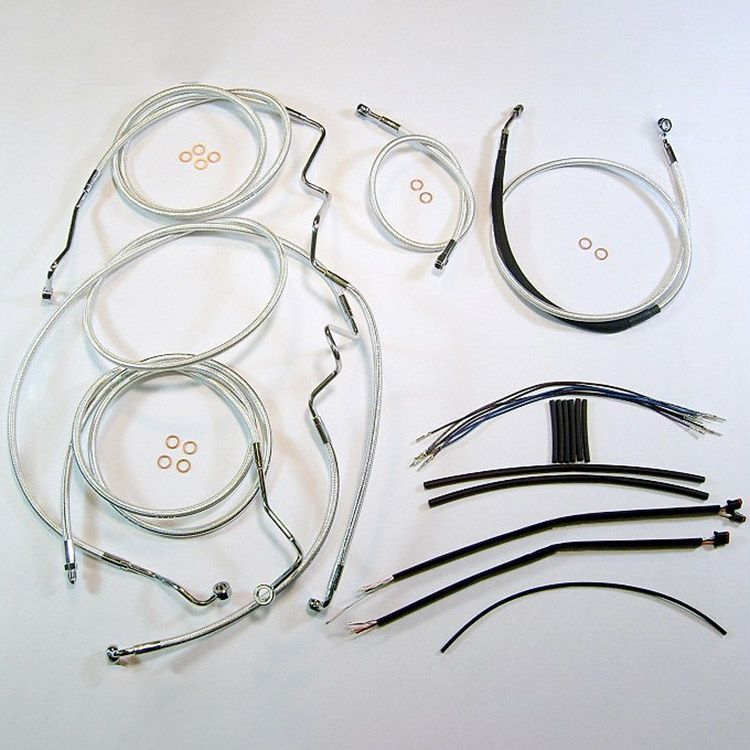 2016 ストリートグライド、エレクトラグライド ハンドルバーインストールキット 12～14インチ用 (スターリングクロマイト)