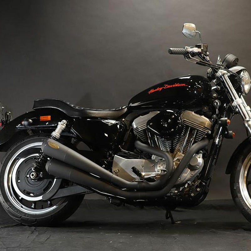 2014～2021 スポーツスター FTツインハンマー エキゾーストマフラー ブラック GLEAMING WORKS 