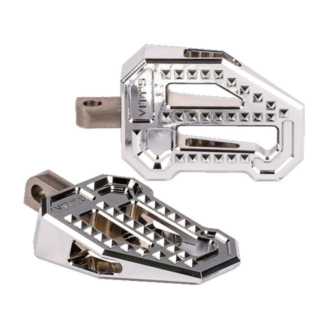 M8ソフテイル BMX ライダーフットペグ (クローム)