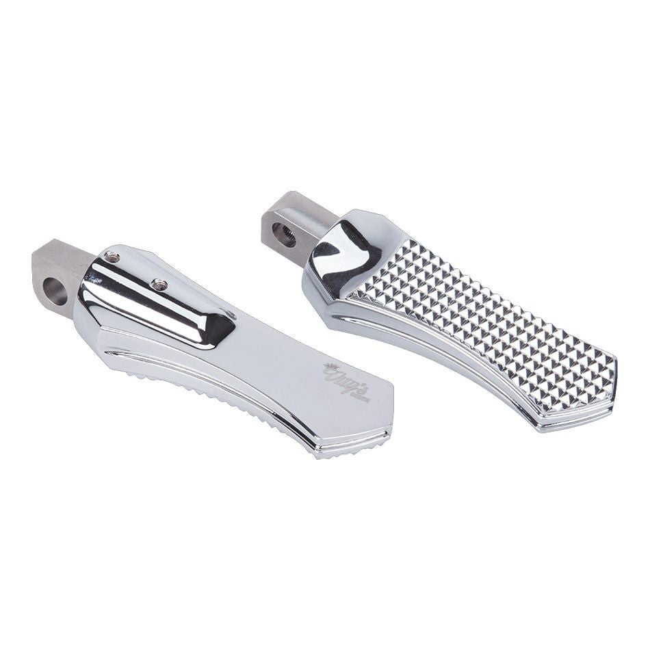 M8ソフテイル ダイアモンド ライダーフットペグ (クローム)