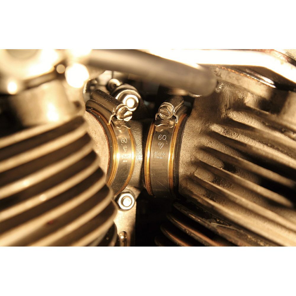 ハーレー リークレス・ビンテージマニホールドクランプ2