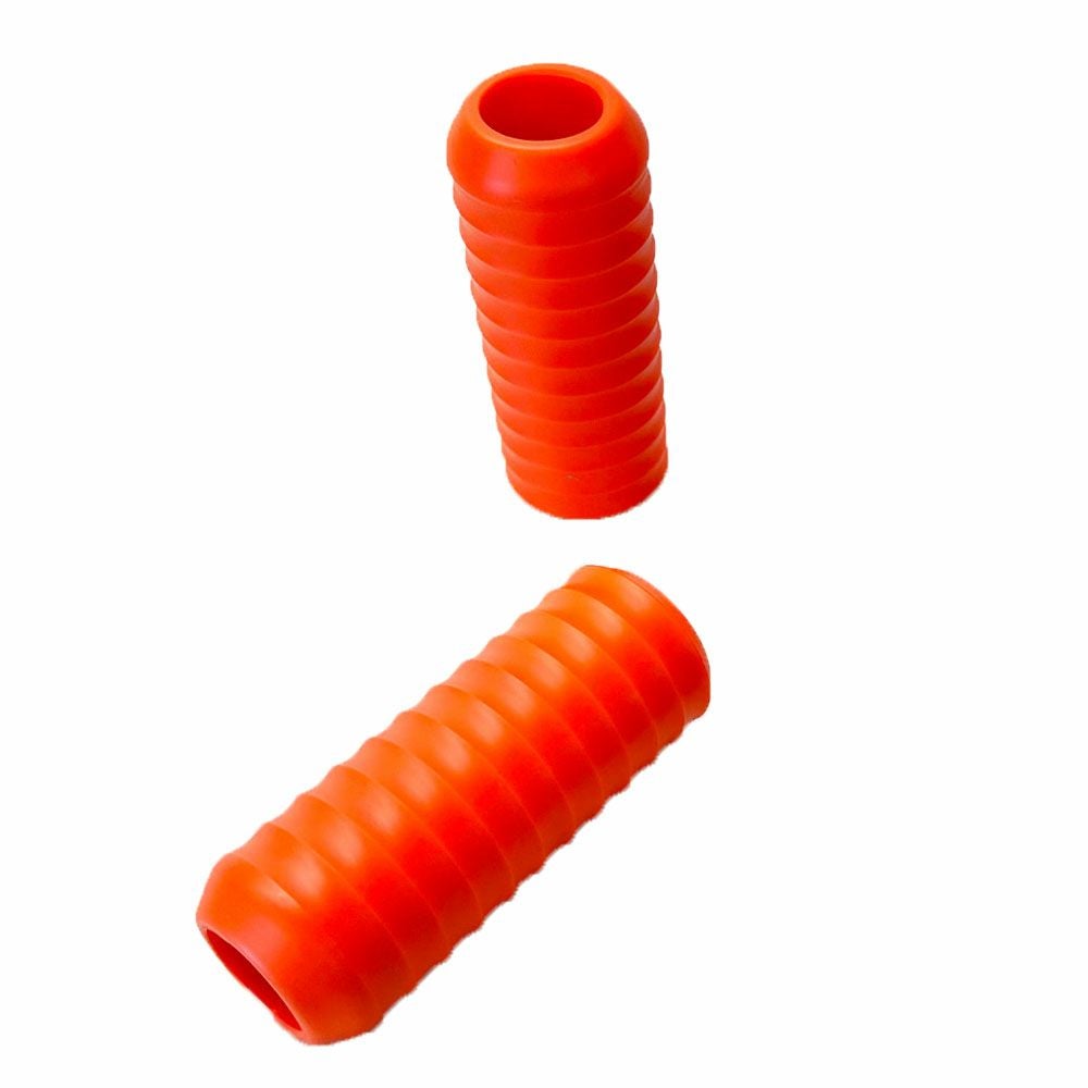  M8ソフテイル パッセンジャー側 交換用スライダー グリップル オレンジ BUNG KING 