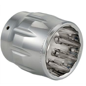 パフォーマンスマシーン　テック10・エンドキャップ　クローム　(スクリーミンイーグル用)-01