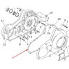  1985～1993 ツーリング、FXR プライマリーカバー ガスケット1