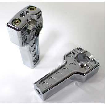 JOKER MACHINE　ハンドルバー・4インチライザー　クローム-01