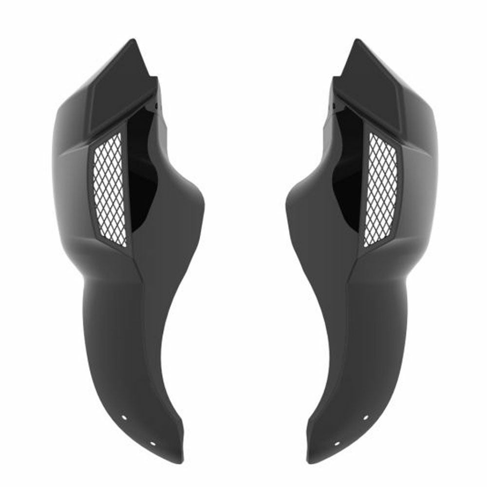 M8 ローライダーST ロワーフェアリング ビビッドブラック Advanblack