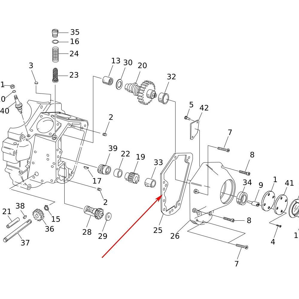 1970～1992 エボリューション1340、ショベルヘッド カムカバー ガスケット2